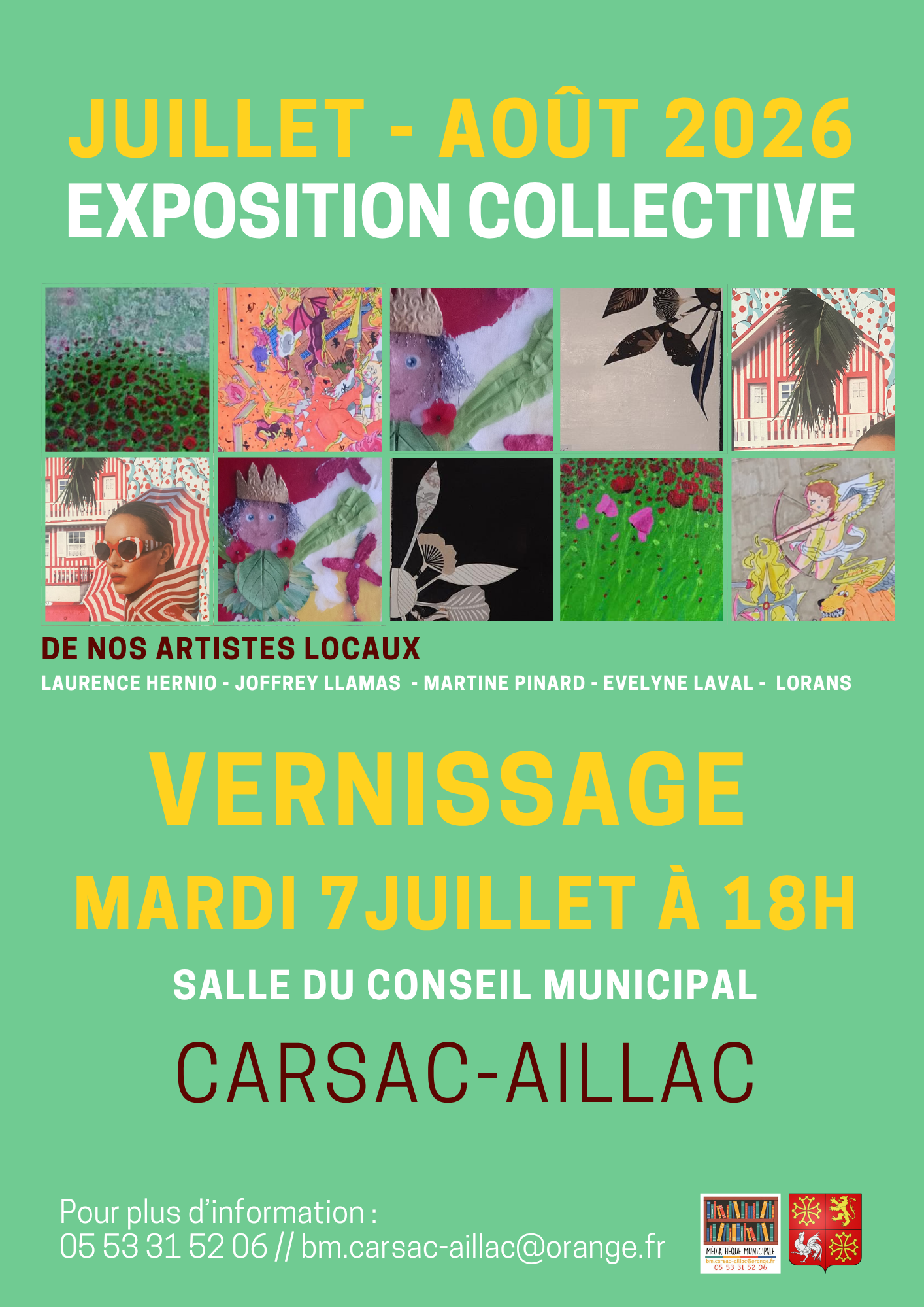 Exposition collective à Carsac-Aillac