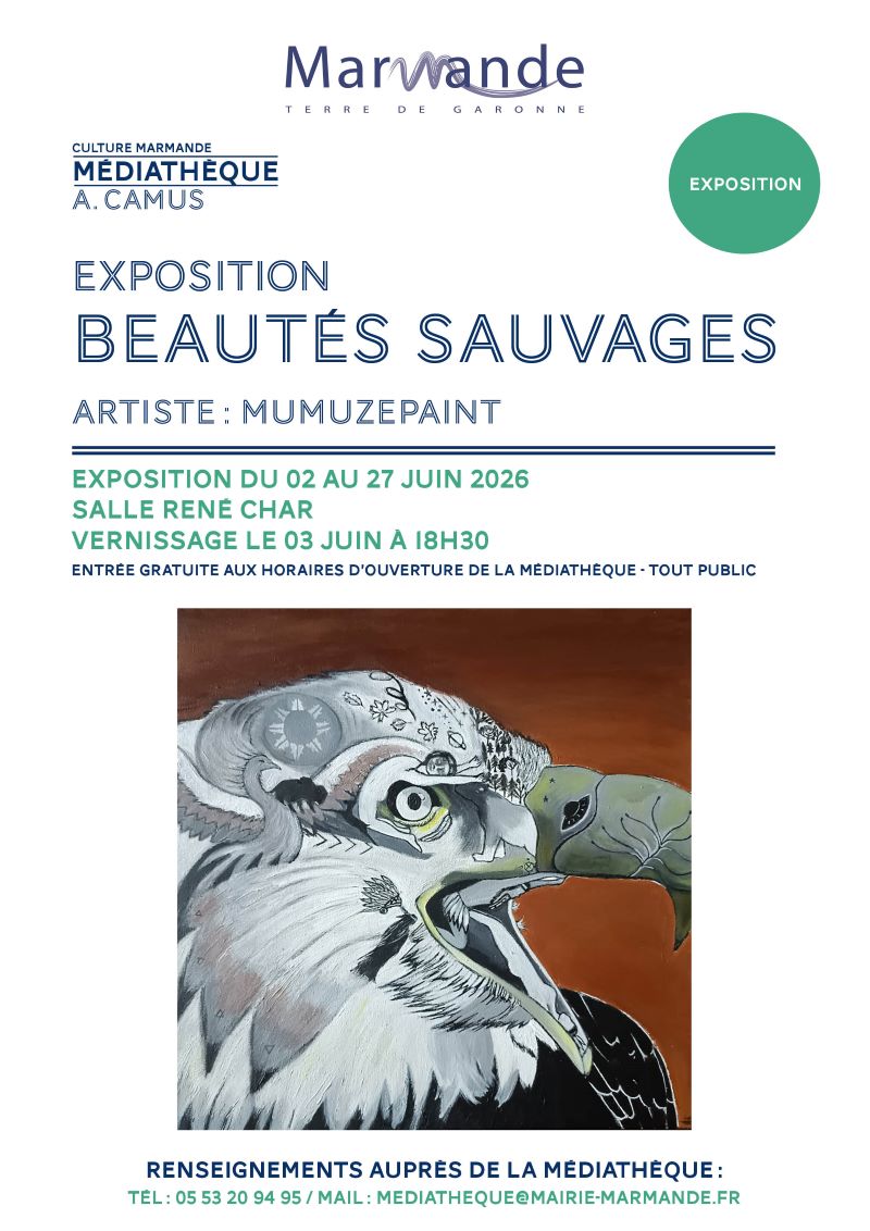 Exposition - BEAUTÉS SAUVAGES — visuel événement