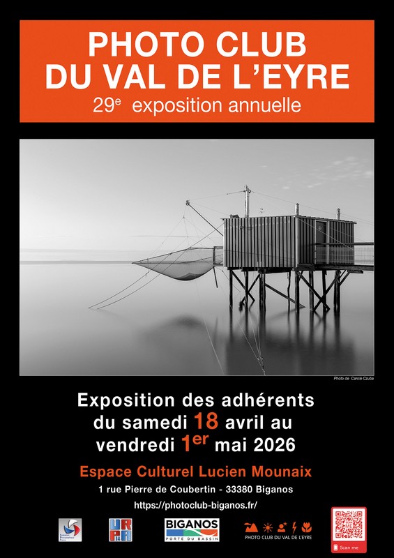 Expo photos du club photo du val de Leyre — visuel événement