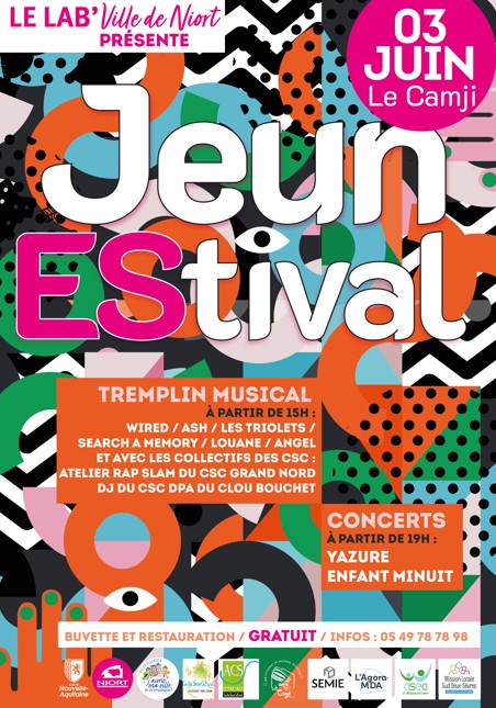 JeunEStival au Camji à Niort — visuel événement