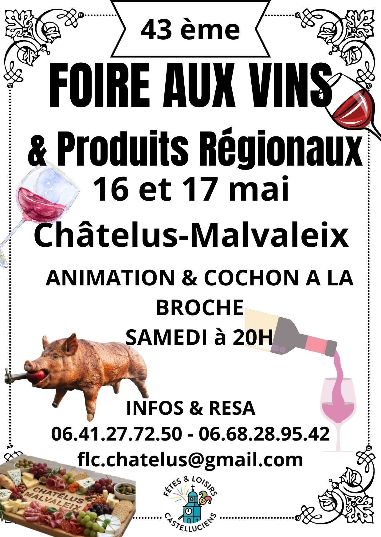 Foire aux vins et Salon du livre
