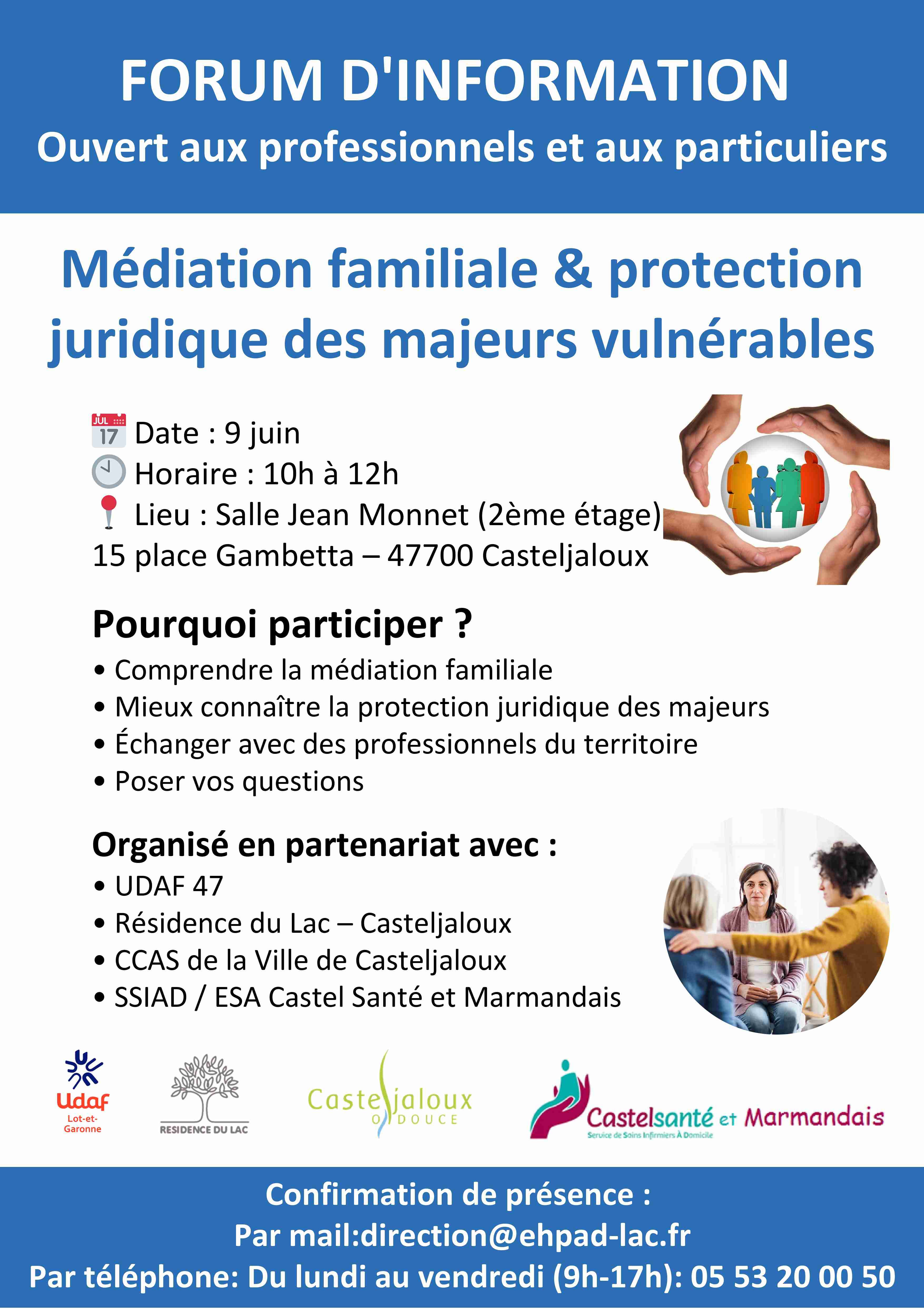 Forum médiation familiale — visuel événement