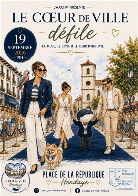Le cœur de ville défile Le cœur de ville défile