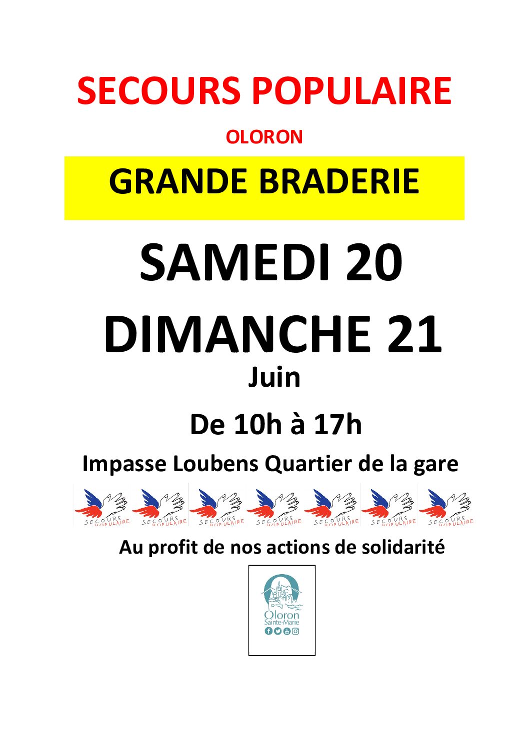 Grande Braderie-Secours Populaire