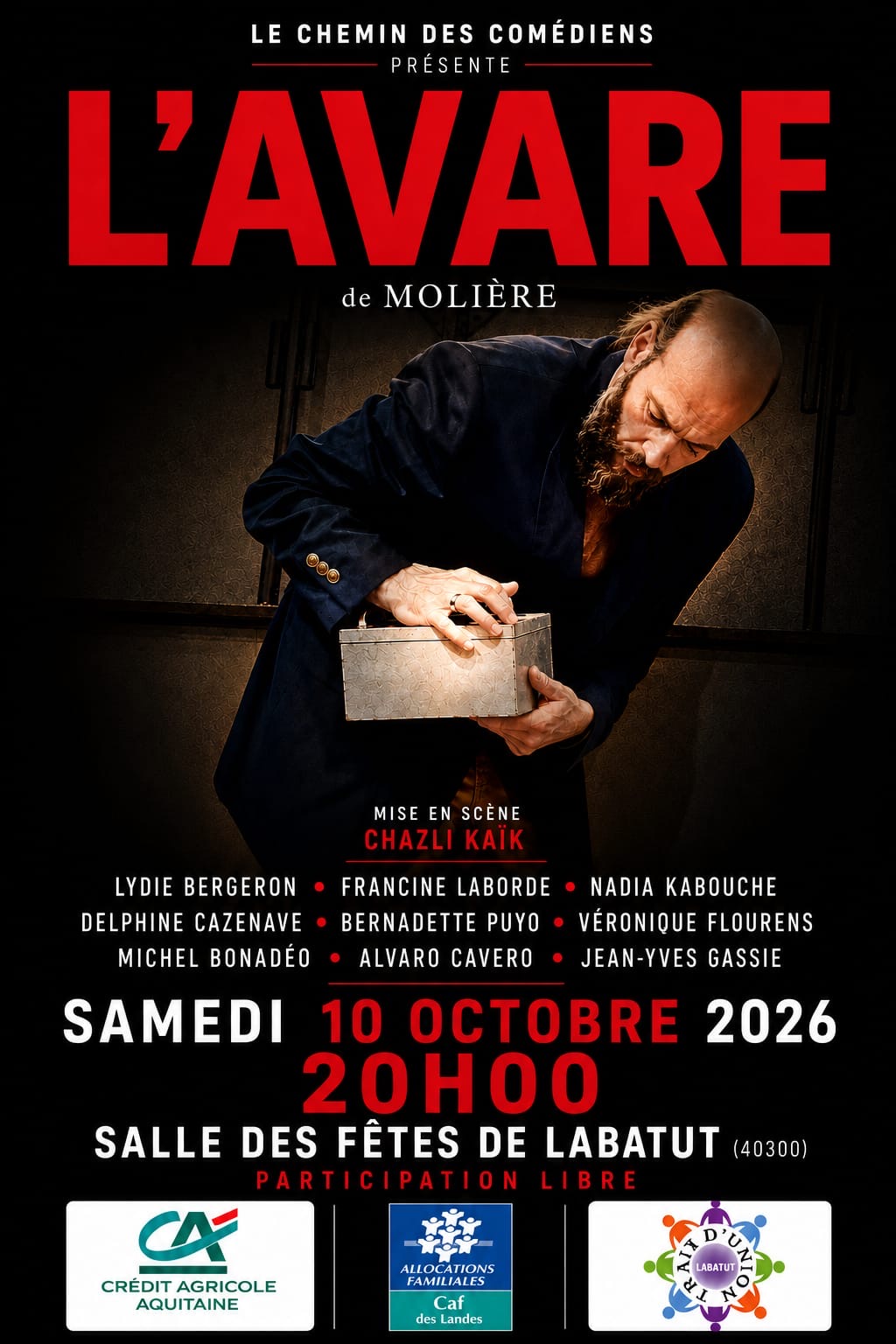 L'Avare représentation théâtrale