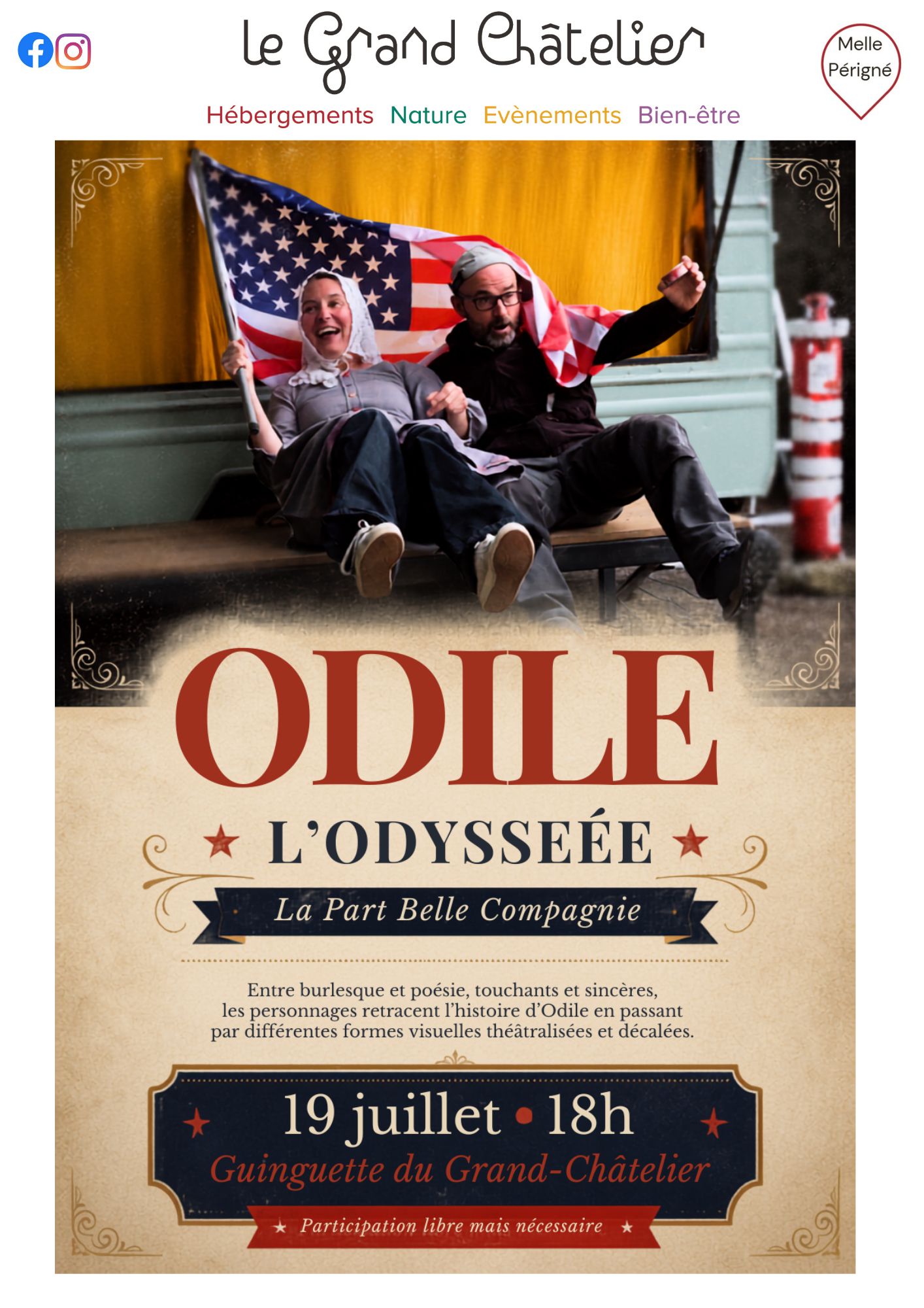 Spectacle ODILE — L’ODYSSÉE