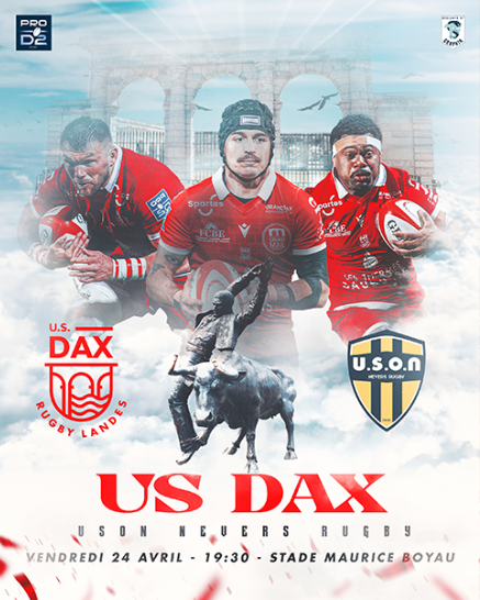 Match de rugby — visuel événement