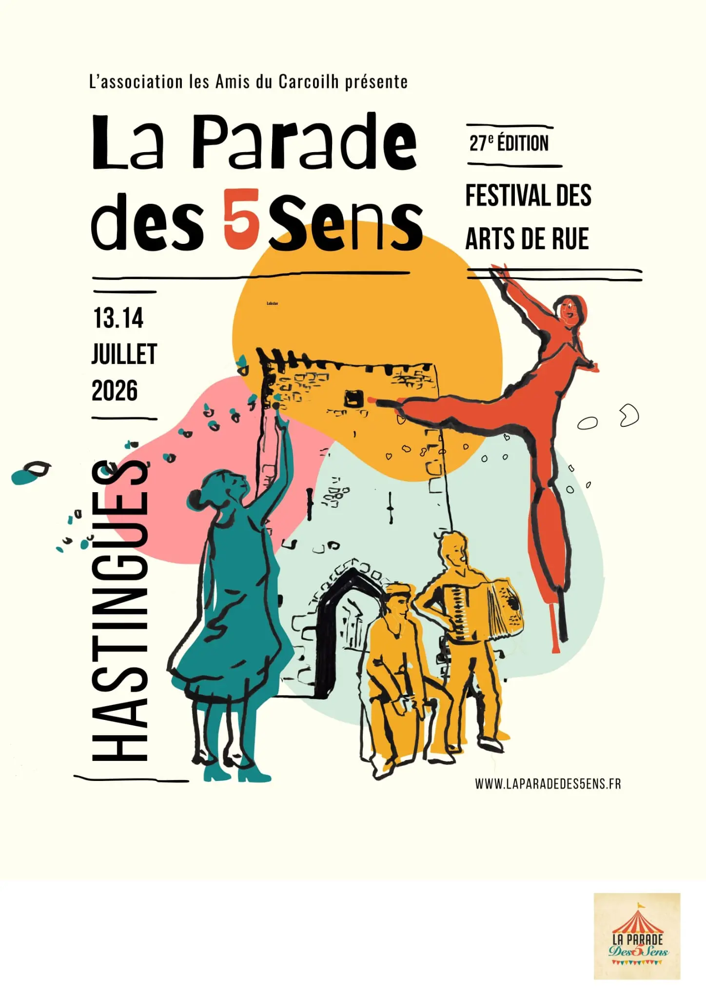 La parade des 5 sens — visuel événement