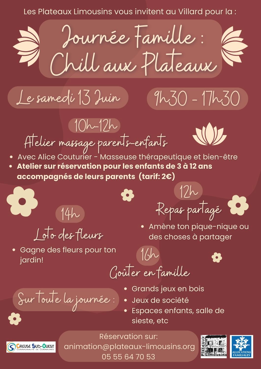 Journée Famille - Chill aux Plateaux