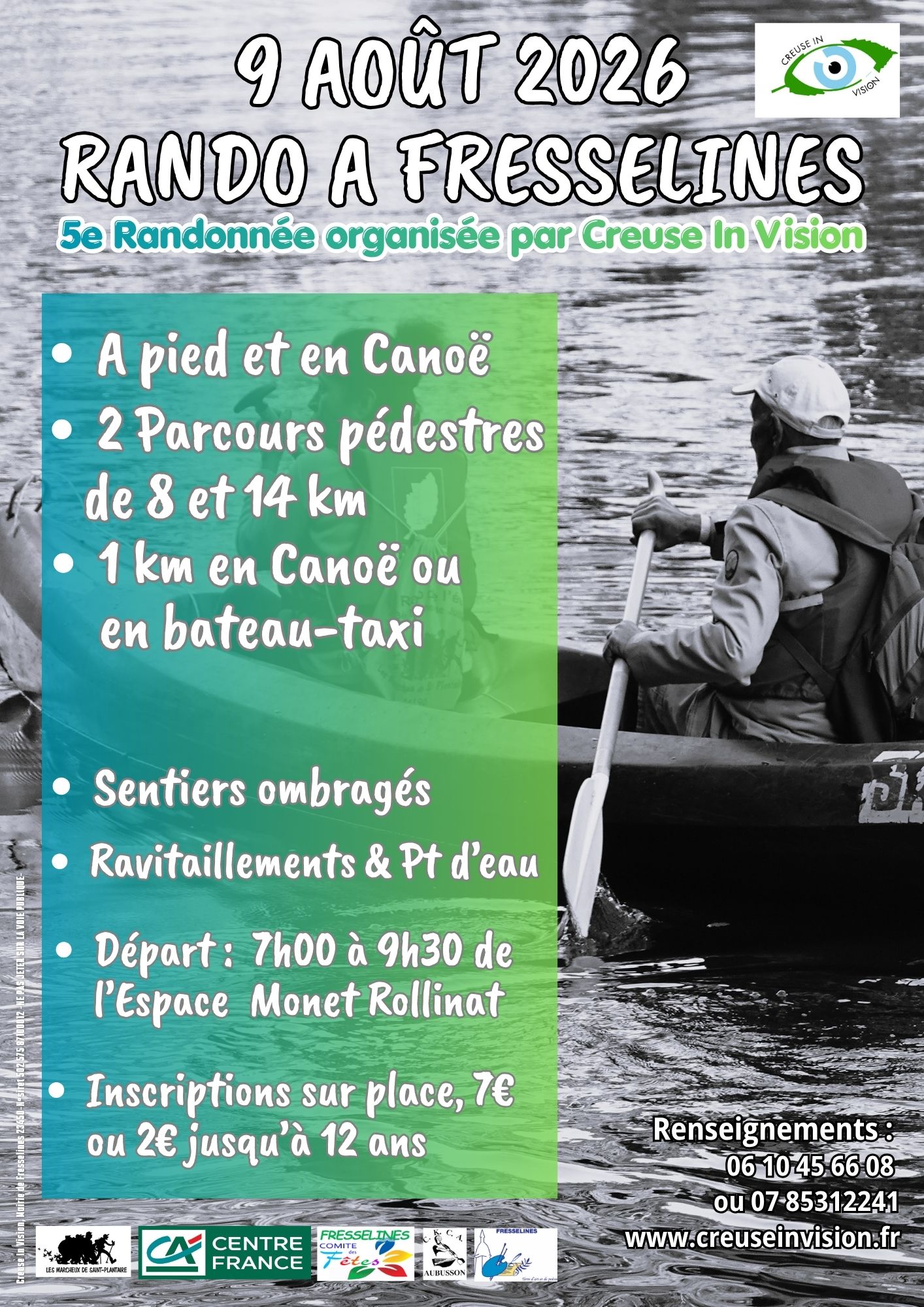 Rando à pieds et en canoë