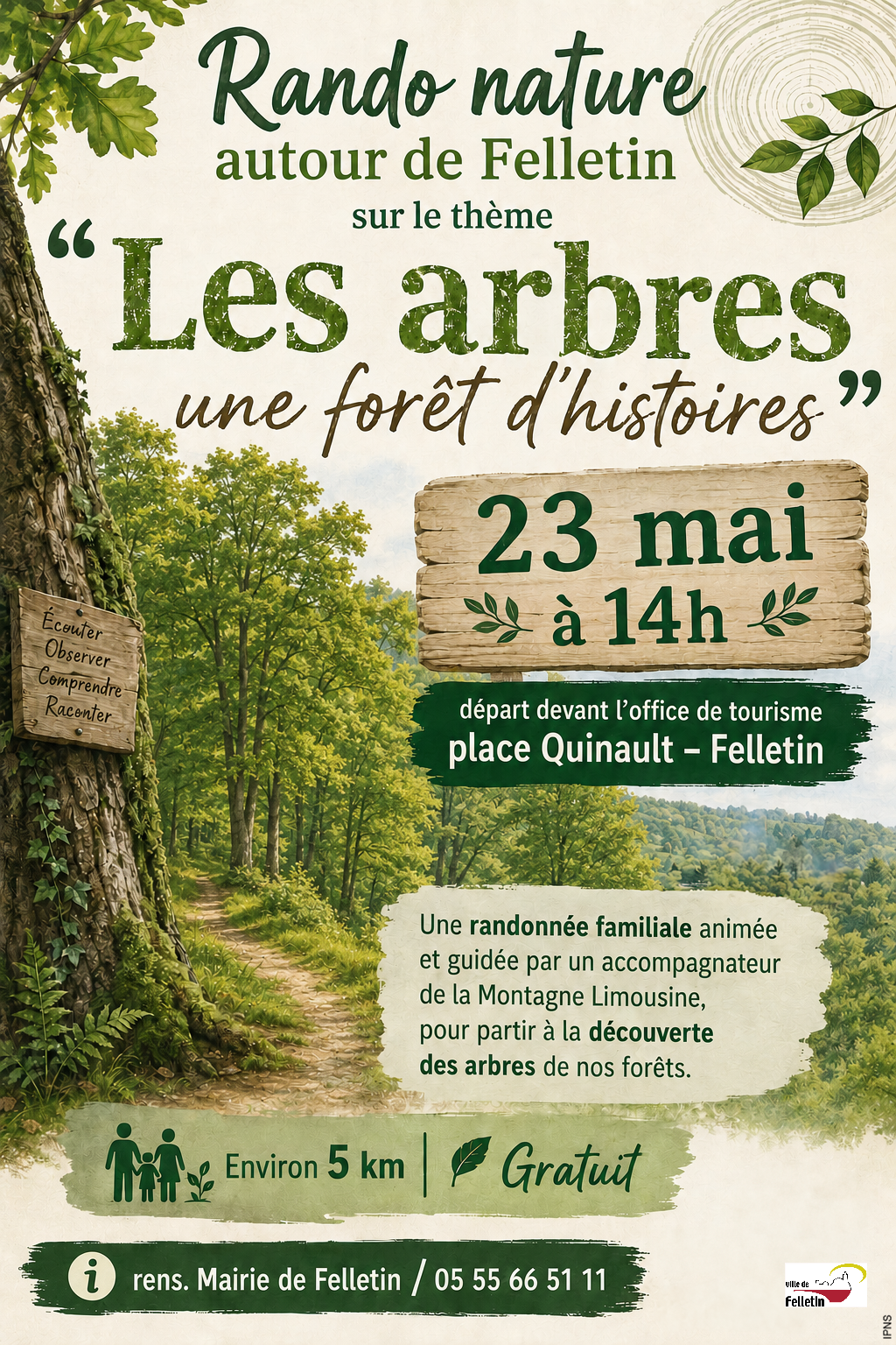 Rando Nature - à la découverte des arbres de nos forêts — visuel événement