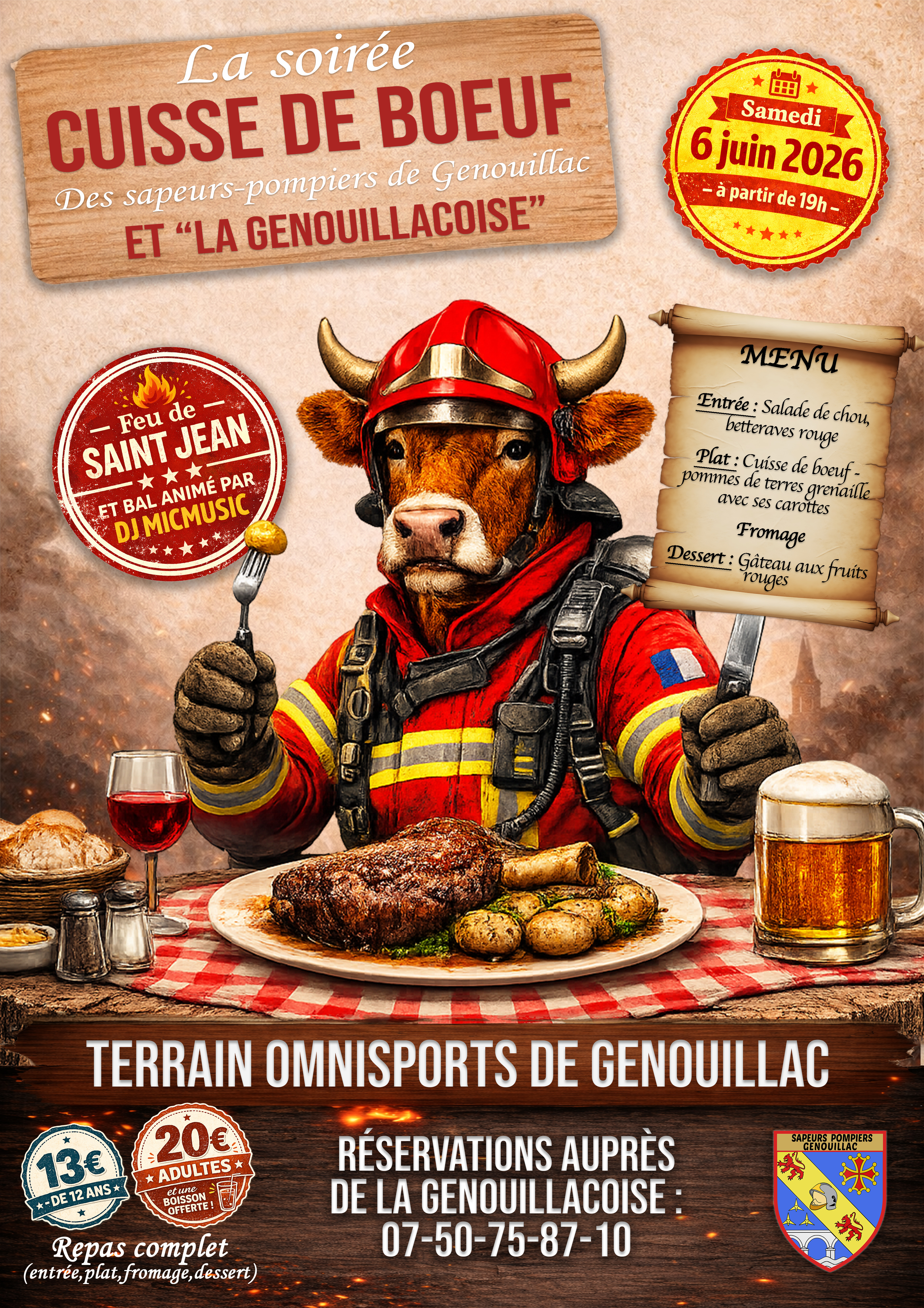 Cuisse de bœuf à la broche — visuel événement