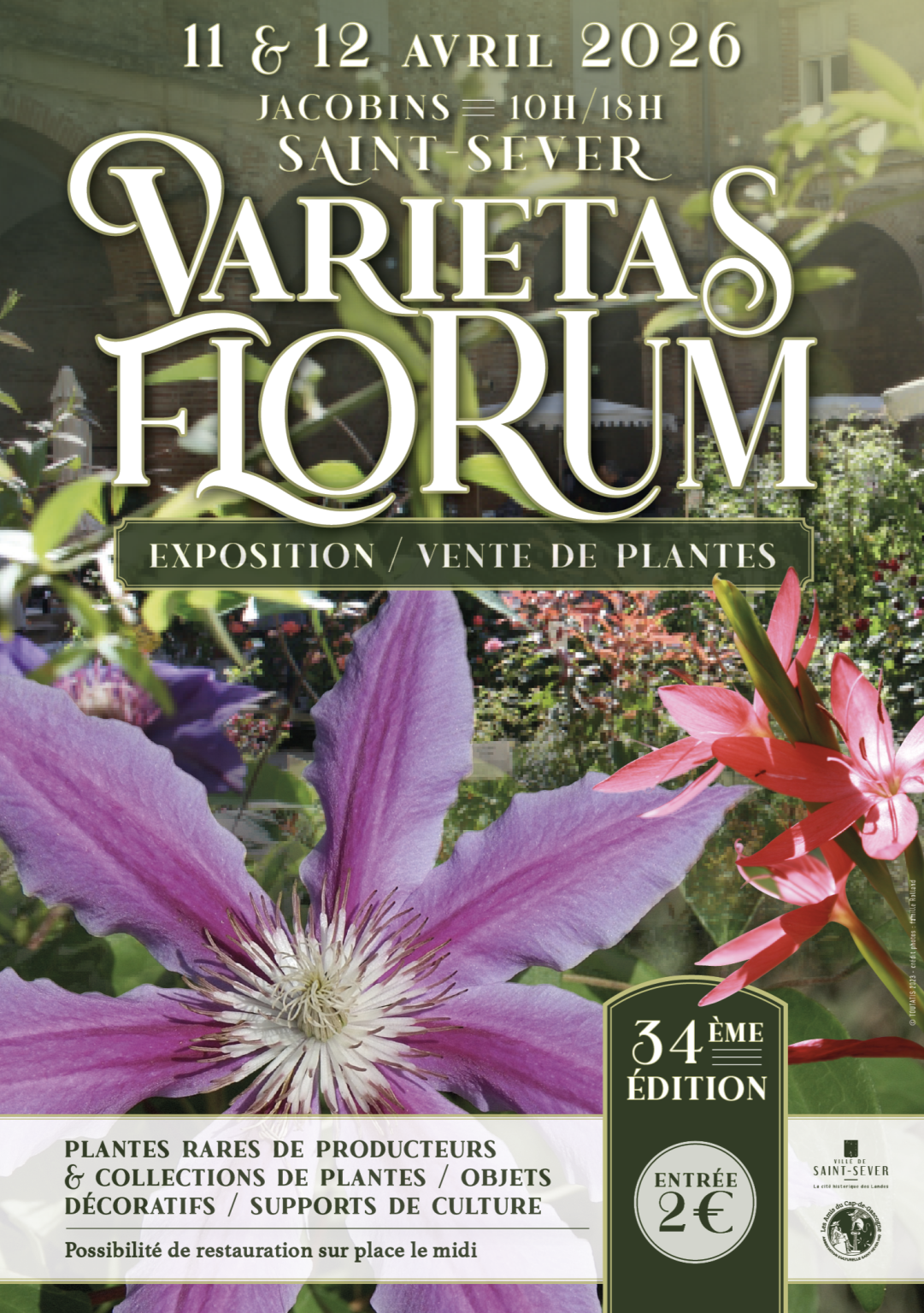 34ème édition Varietas Florum, vente de plantes