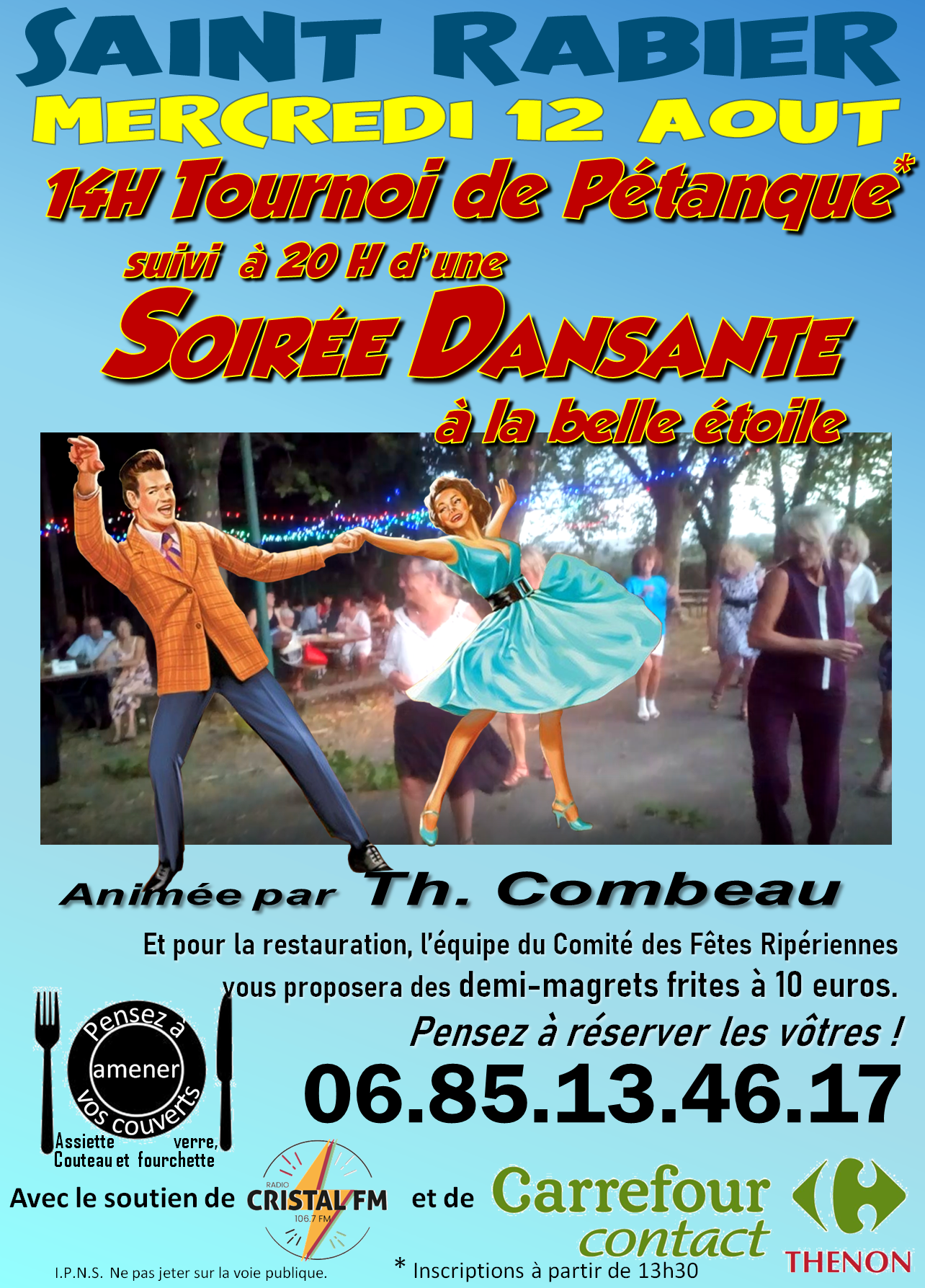 soirée dansante et Tournoi de pétanque