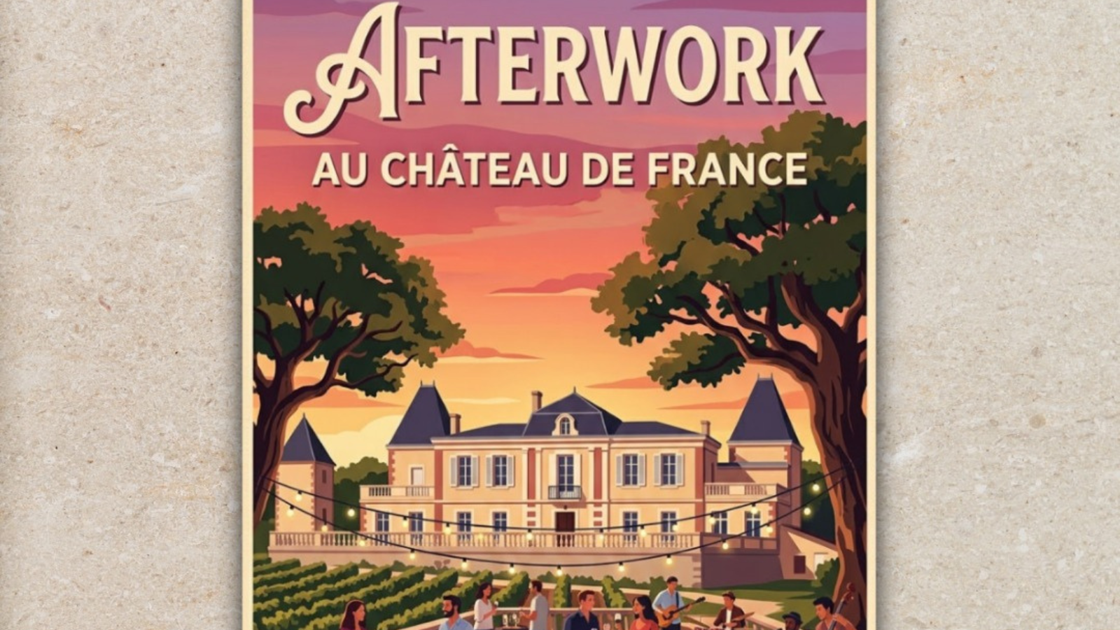 Afterwork au Château de France