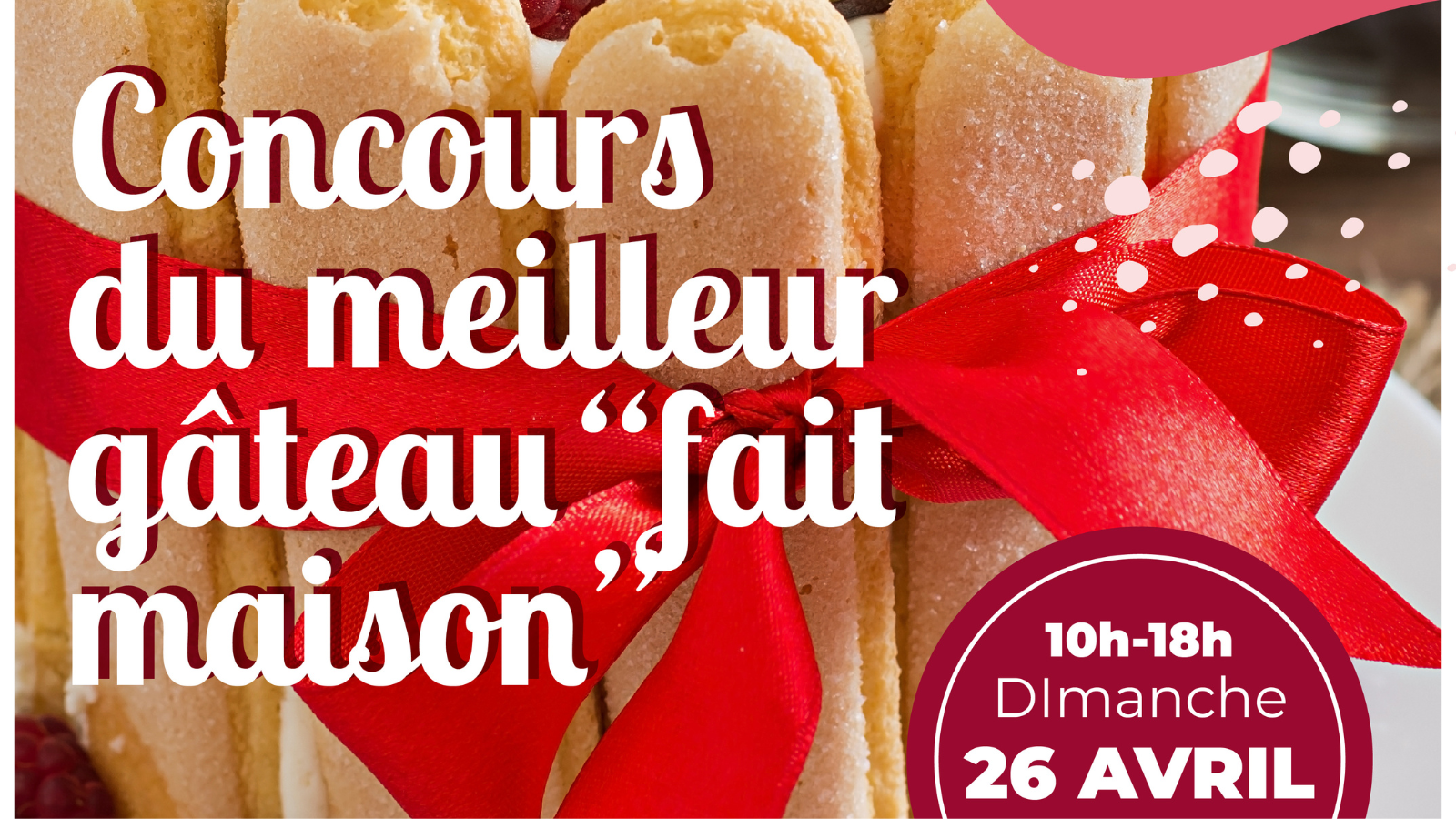 Concours meilleur gâteau "fait maison" — visuel événement