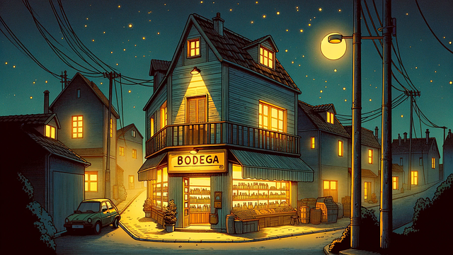 Bodega des commerçants à Aubazine