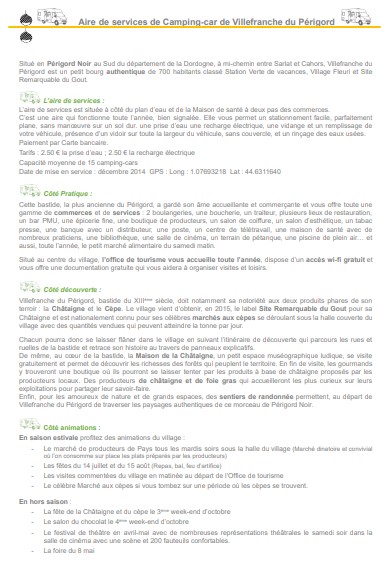 Aire de services de Villefranche-du-Perigord, Villefranche-du-Périgord - photo 5