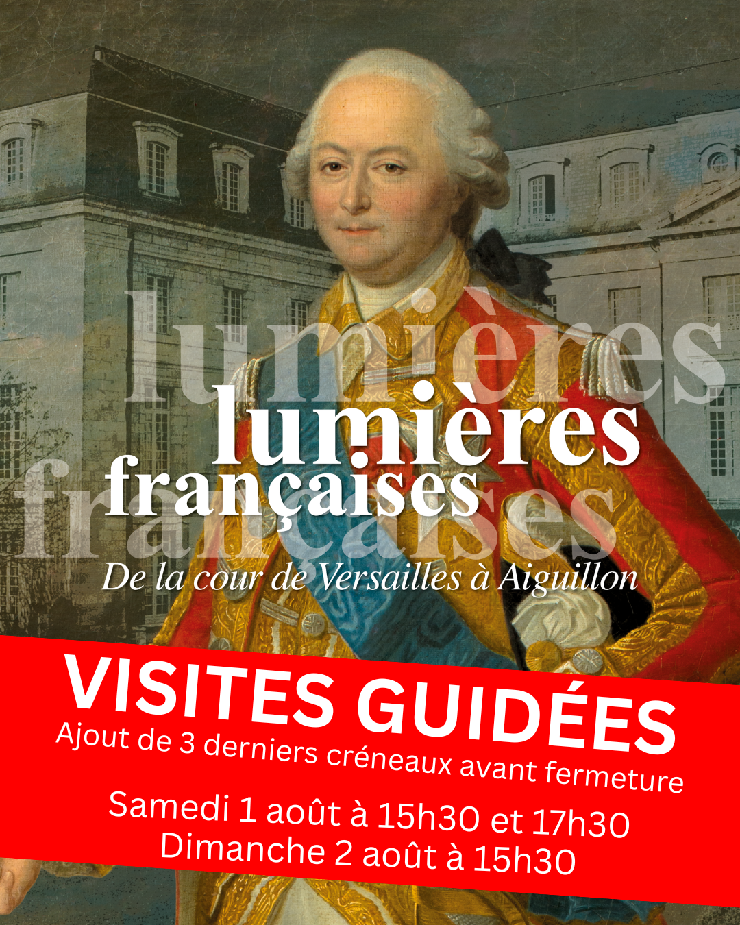 Visite guidée de l'exposition des Lumières à Aiguillon
