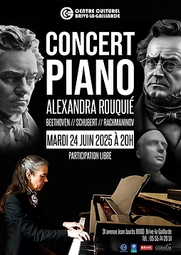 Concert piano: Alexandra Rouquié (Centre culturel de Brive) — visuel événement