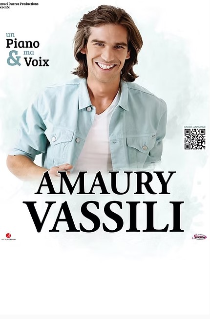 Amaury Vassili - Un piano et ma voix — visuel événement