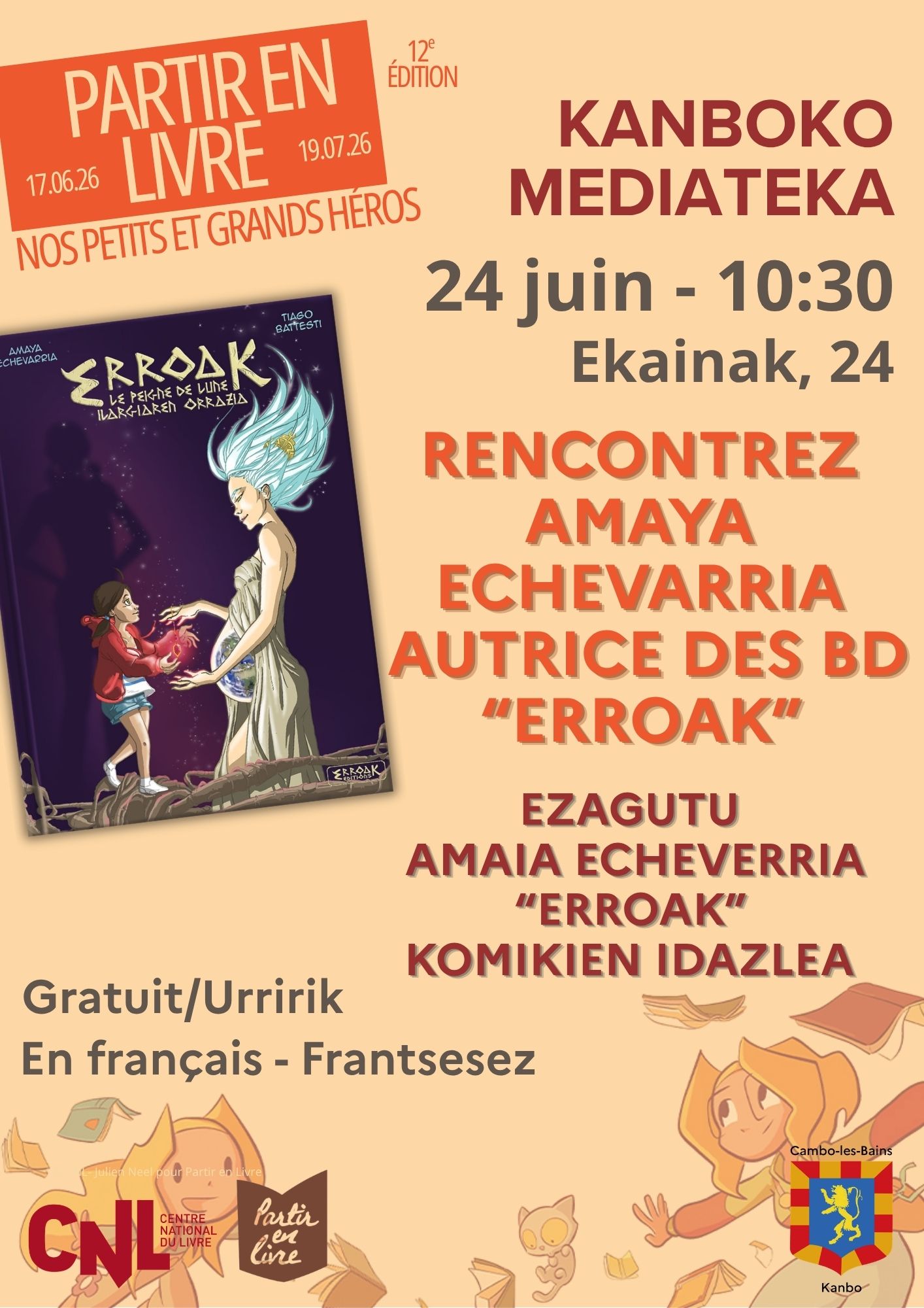 Rencontre avec Amaia Echeverria autrice des BD "Erroak"