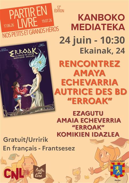 Rencontre avec Amaia Echeverria autrice des BD Erroak