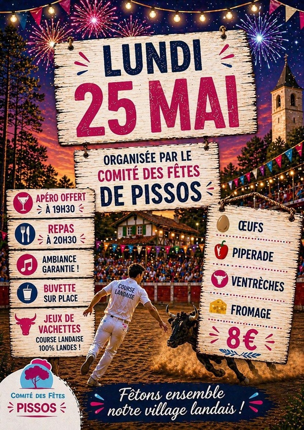 Jeux de Vachettes + Apéro gratuit + Repas — visuel événement