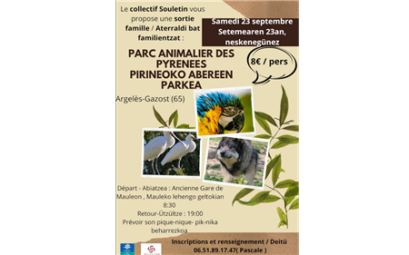 Sortie famille au parc animalier des pyrénées Sortie famille au parc animalier des pyrénées