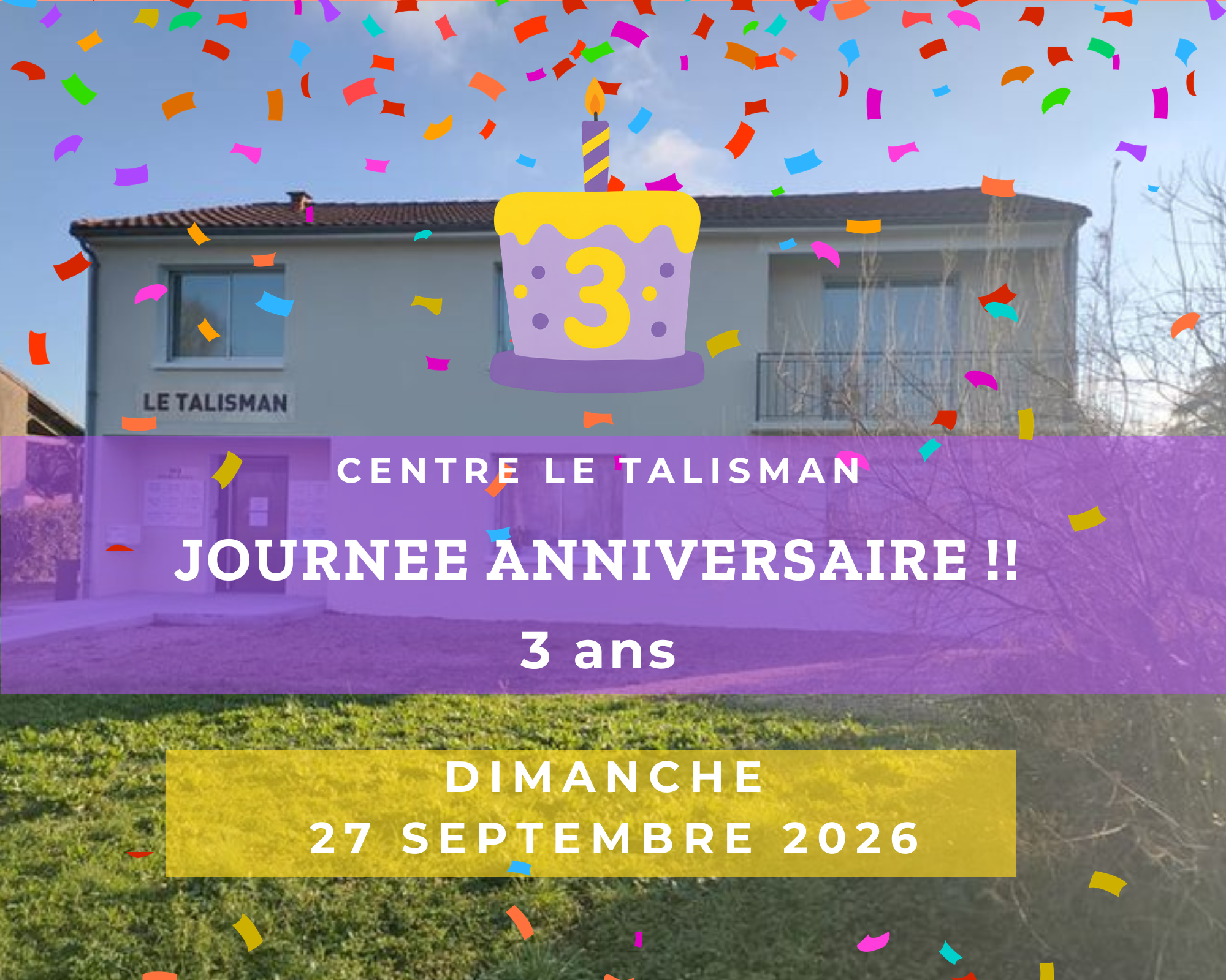 Journée anniversaire/portes ouvertes au Centre le Talisman à Niort