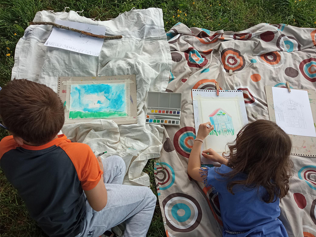 Aquarelle et dessin en plein air au port de Biganos, Biganos - photo 3