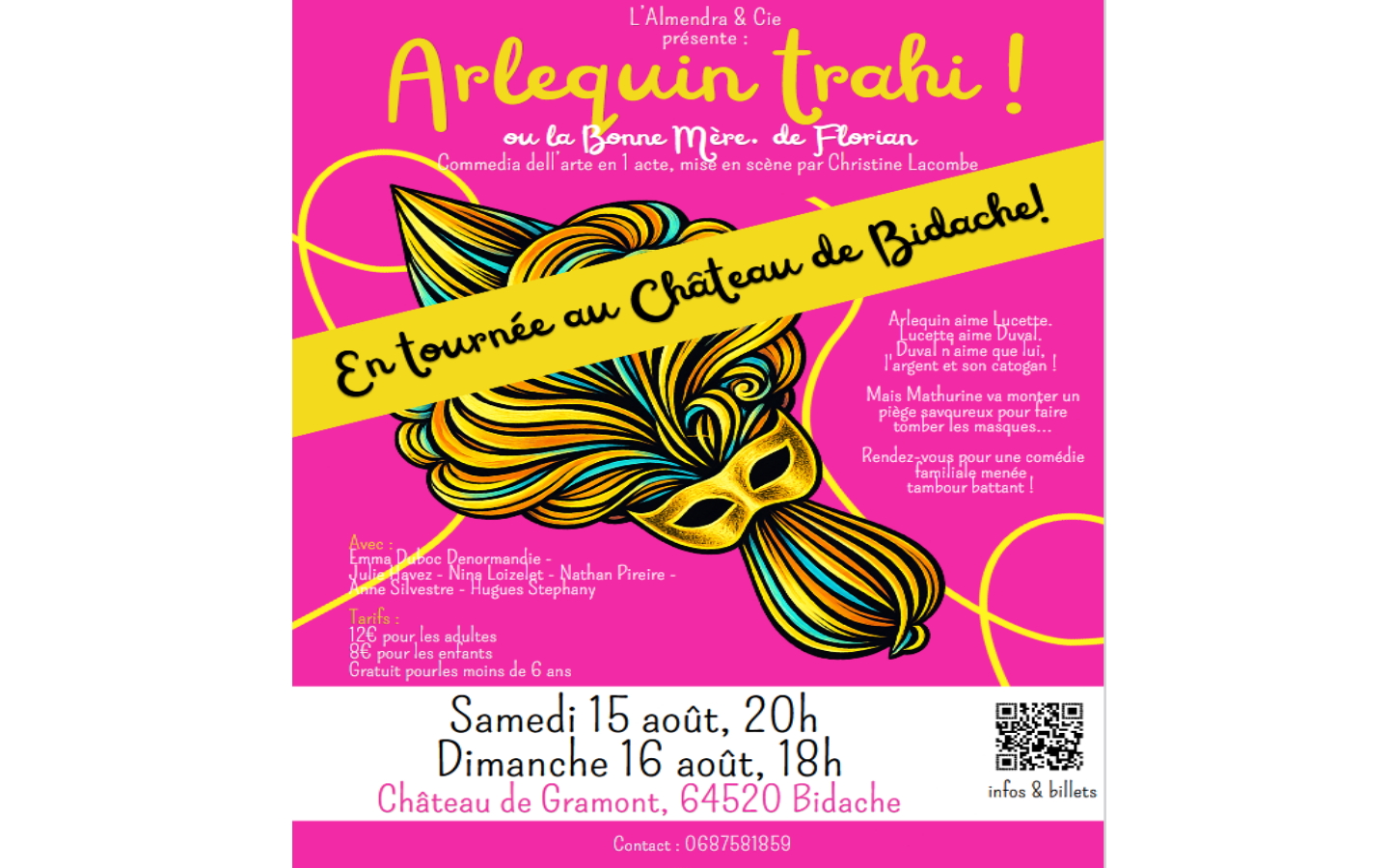 Commedia Dell'Arte " La Bonne Mère ou Arlequin trahi! "
