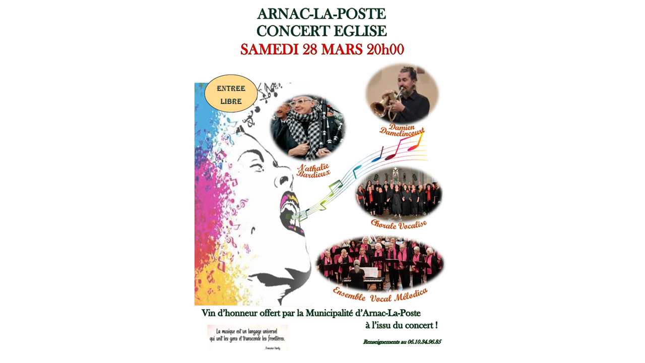 Concert choral et musique