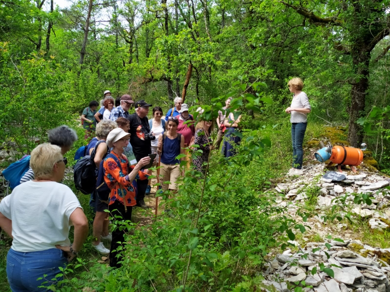 Inauguration du nouveau parcours Art sur le Causse, Mayac
