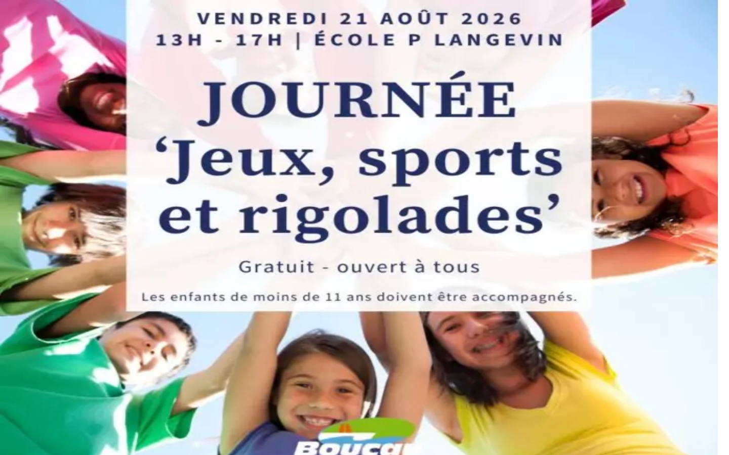 Journée jeux, sports et rigolades !