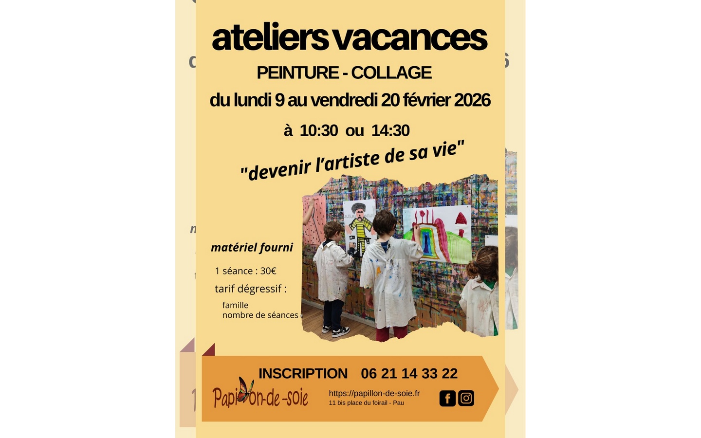 Atelier peinture-collage "Devenir l'artiste de sa vie"