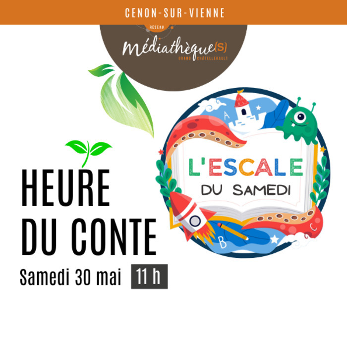L'escale du samedi : heure du conte — visuel événement