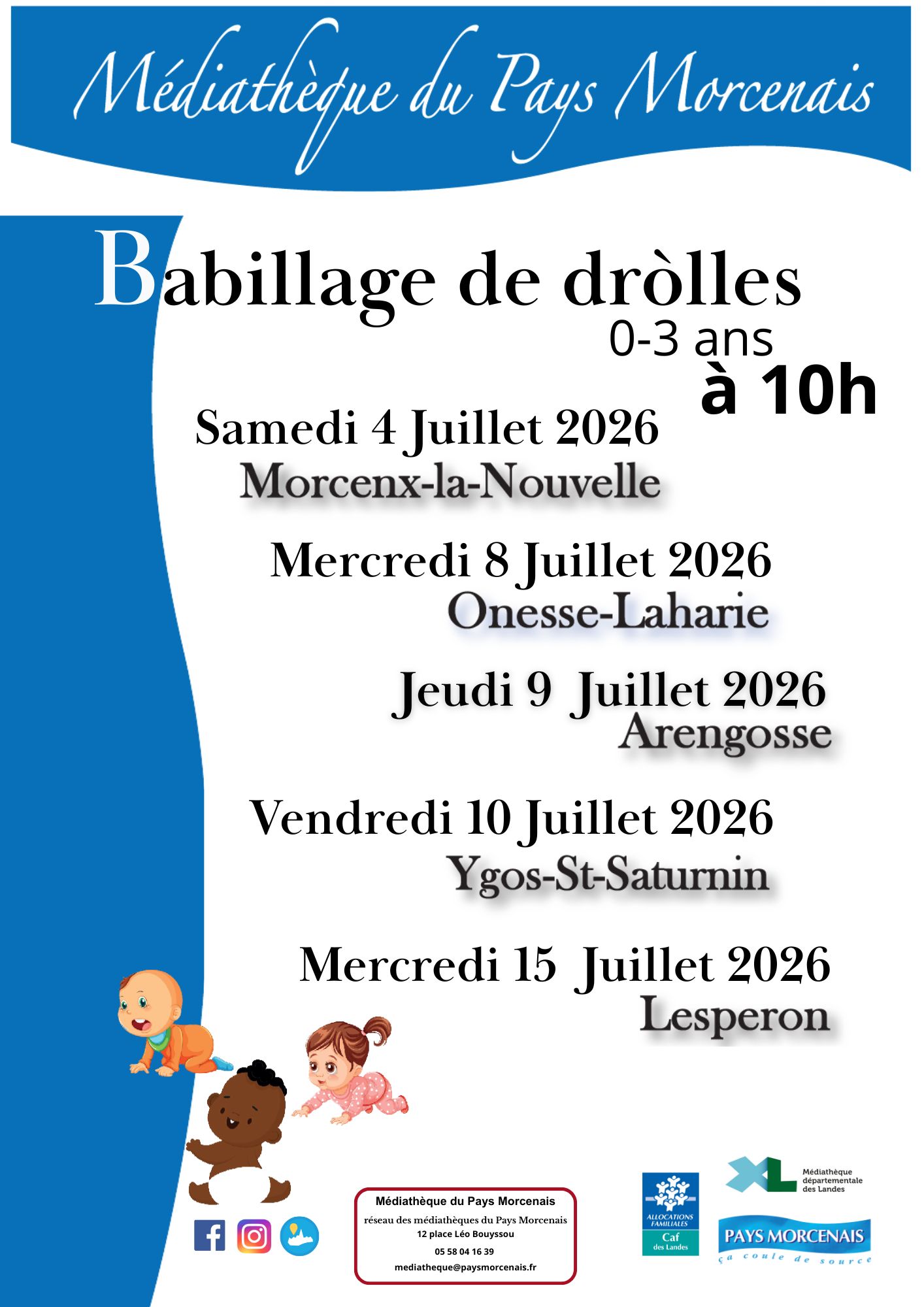 Babillage de dròlles - Onesse-Laharie
