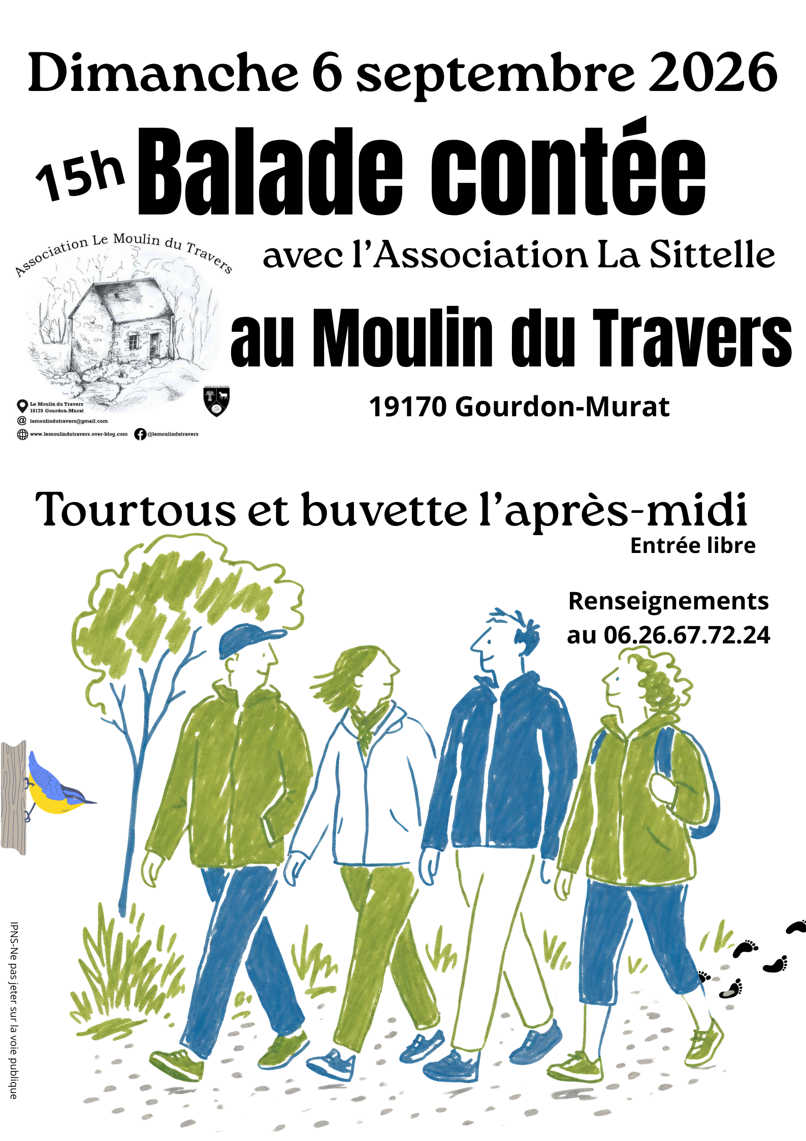 Balade contée au Moulin du Travers