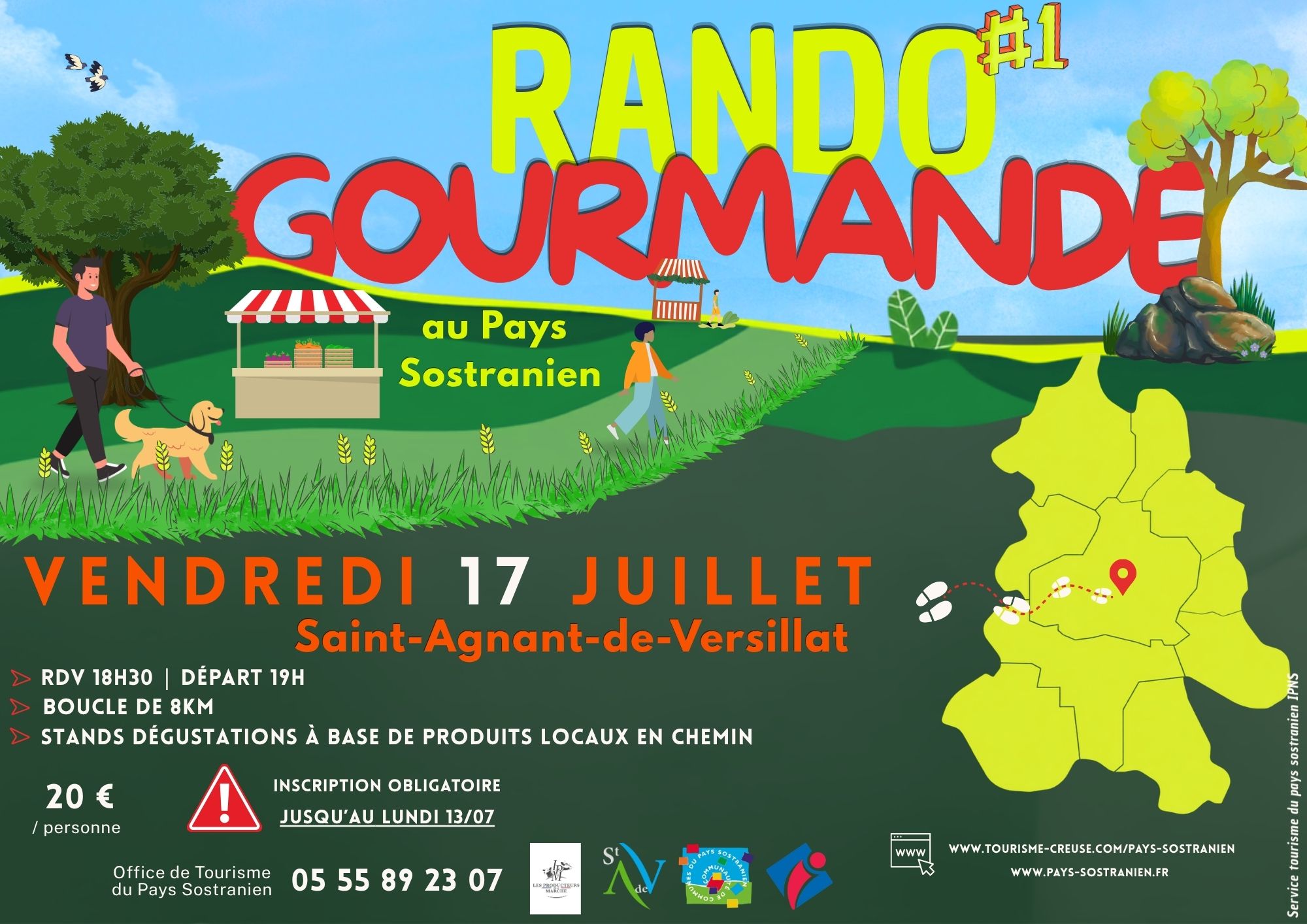 Rando gourmande à St-Agnant-de-Versillat