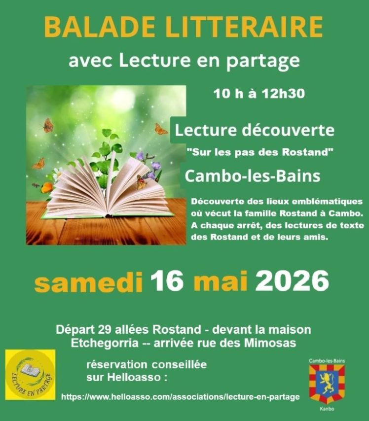 Balade littéraire "Sur les pas des Rostand" — visuel événement