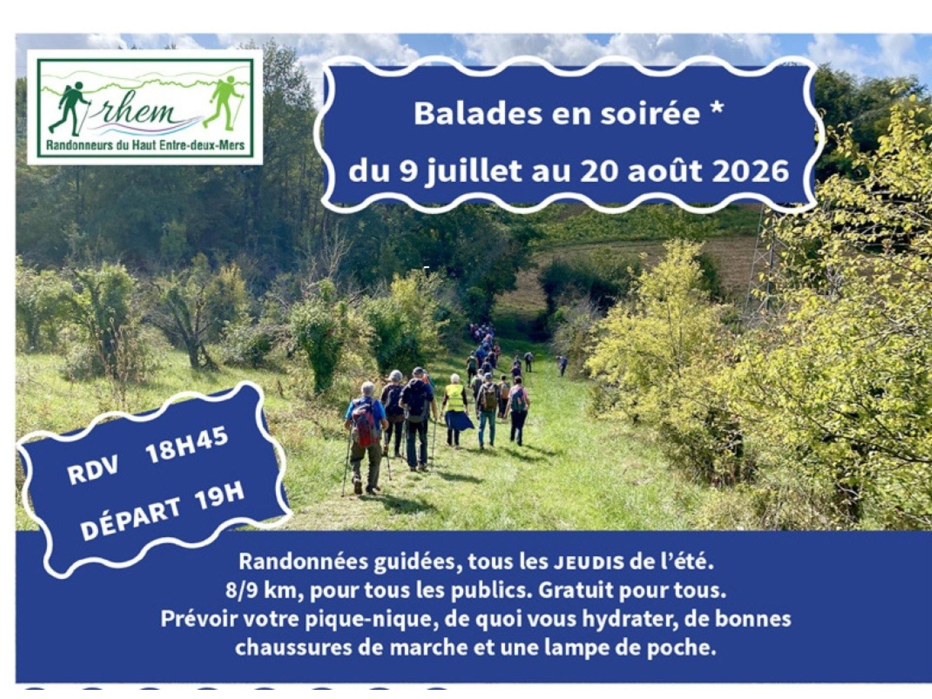 Balade en soirée à Saint-Félix-de-Foncaude