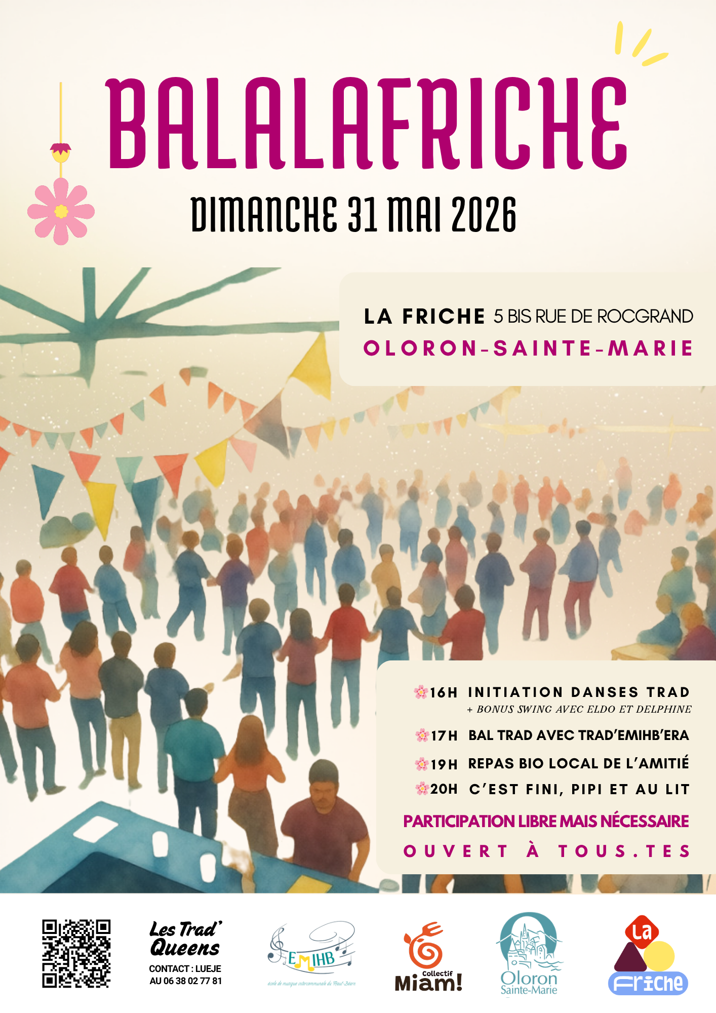 Bal à la Friche — visuel événement