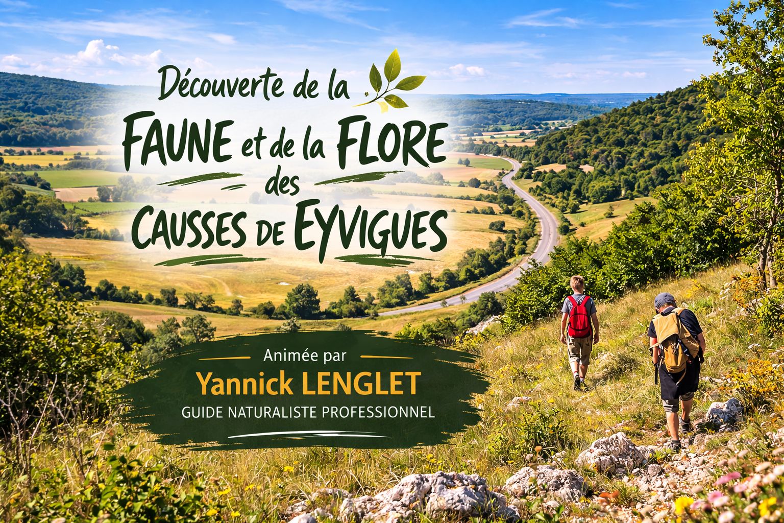 Découverte de la faune et de la flore des causses de Eyvigues — visuel événement