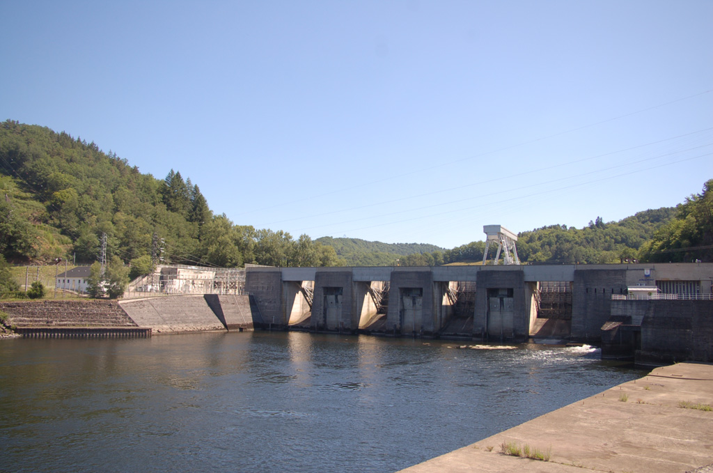 Barrage EDF du Sablier, Argentat-sur-Dordogne