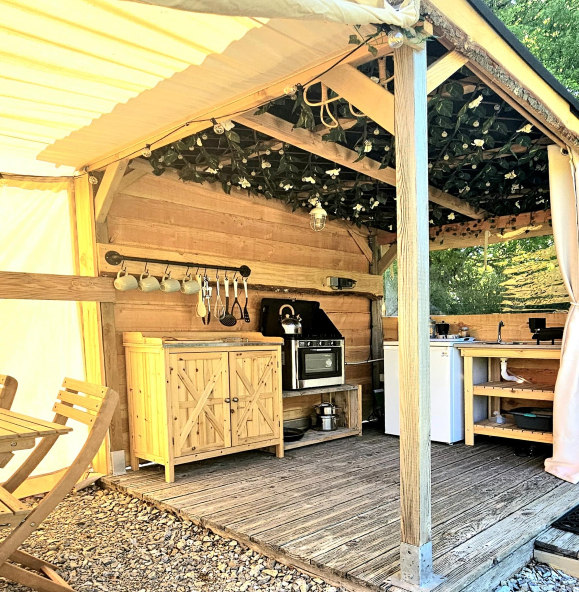 Camping Le Ranch - Tipi Lotus Belle, Madranges - photo 11