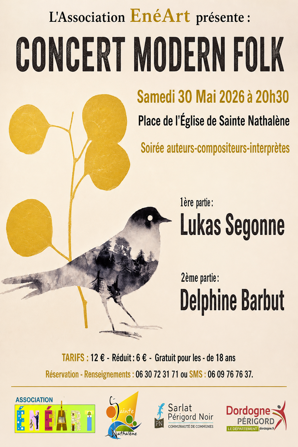Concert : Modern Folk — visuel événement