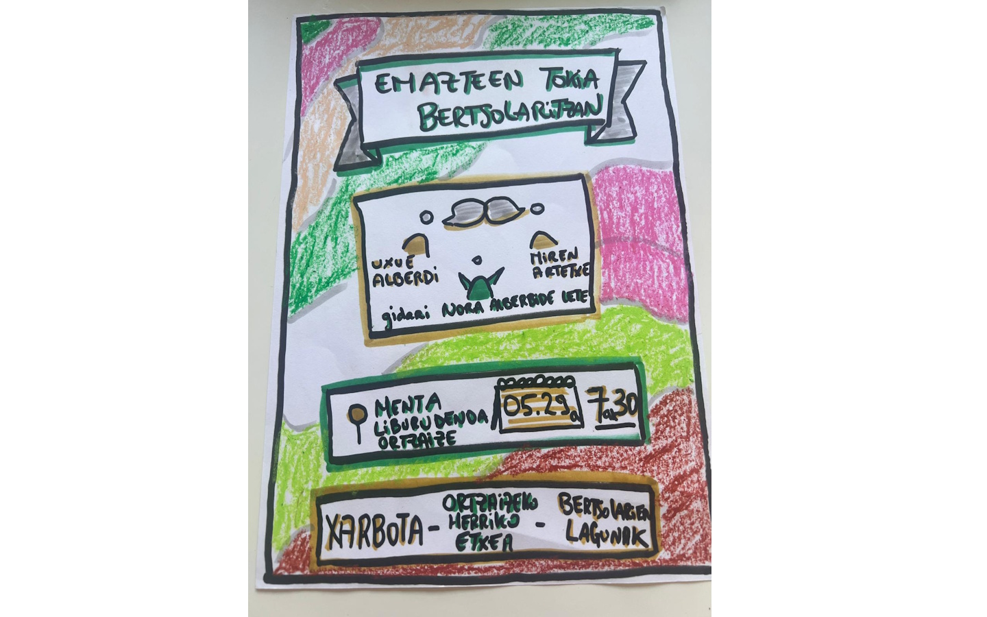 Rencontre de bertsulari - Emazteen tokia bertsularitzan — visuel événement