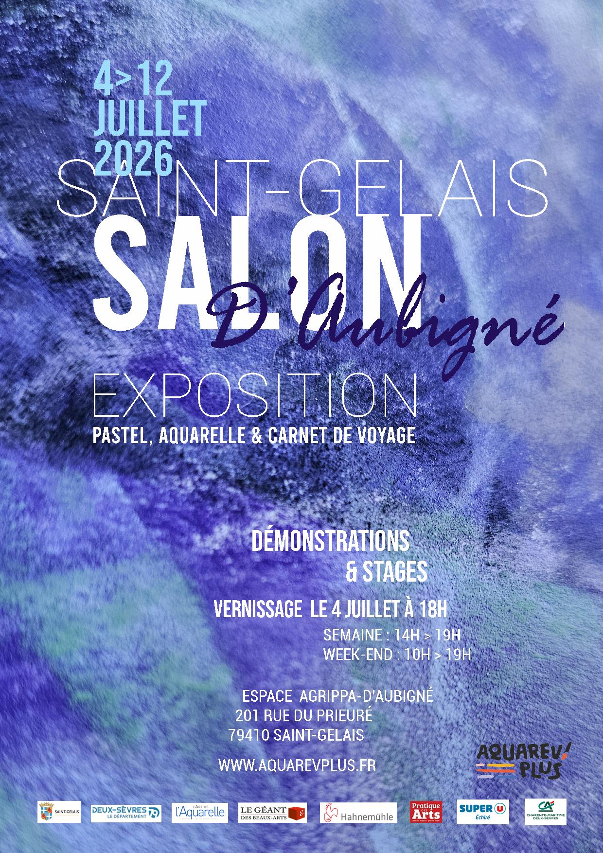 Exposition : Salon Françoise d’Aubigné - Aquarelle / Pastel à Saint-Gelais