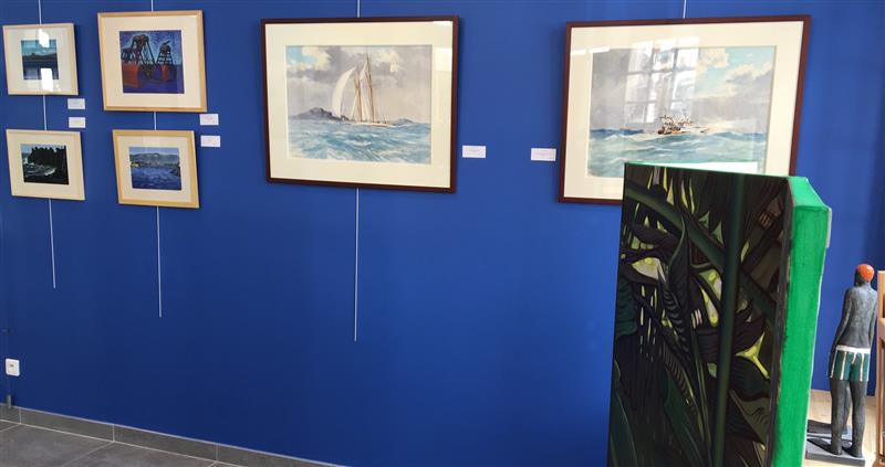 Bleu, la galerie